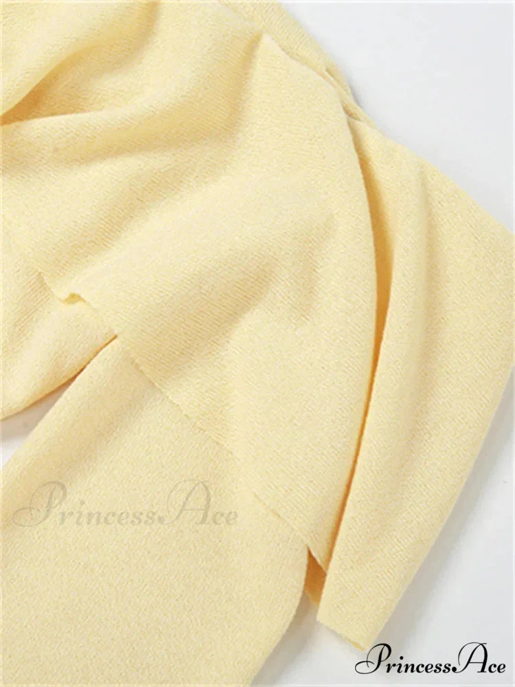 Elegant Women Knitted Evening Solid Sleeve Slash Neck Off Shoulder Ruffles Party Female Vestido