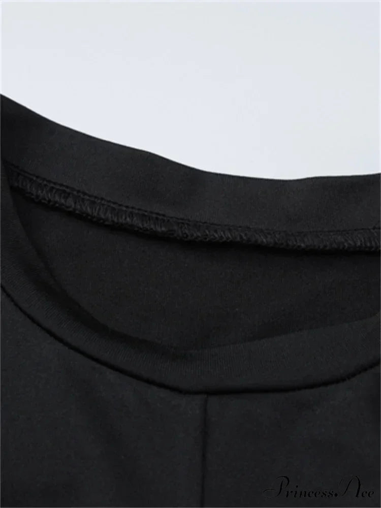 Elegant Women Mesh See Through Sleeve O-Neck Waist Hollow Out Tie-up Cocktail Spring Autumn Vestidos