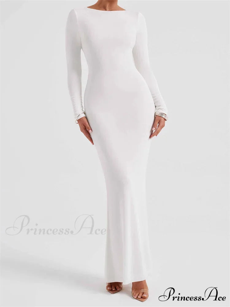 Elegant Women Party Backless Criss-cross Tie-up Bodycon Formal Club Sleeve Solid Female Vestido