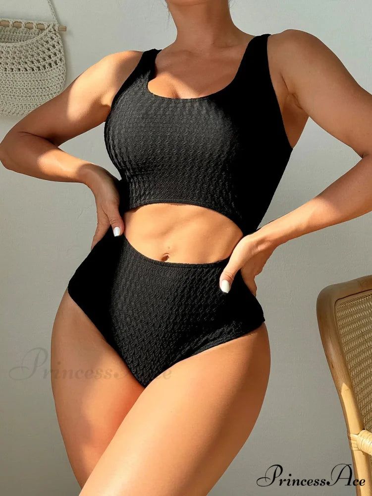 Elevate Up Dark One Piece Swimsuit onepiece-250223