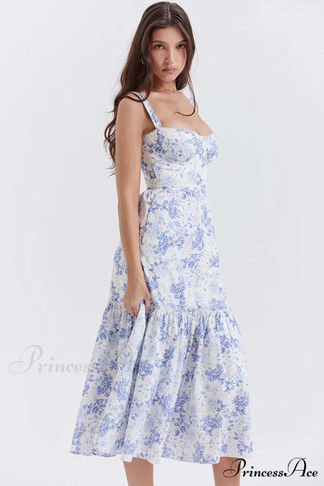 Elia Floral Stylish Midi Sundress