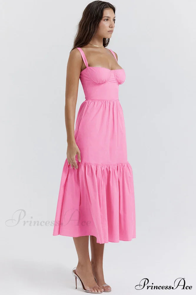 Elia Floral Stylish Midi Sundress