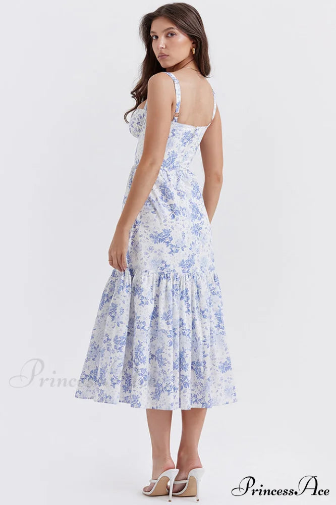 Elia Floral Stylish Midi Sundress