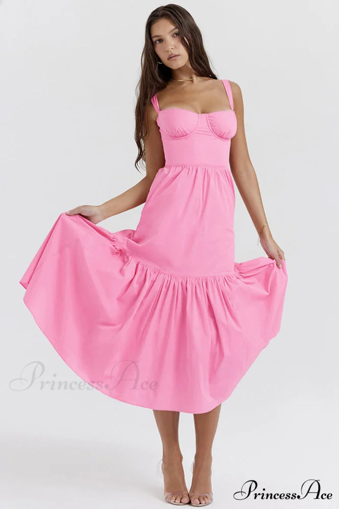 Elia Floral Stylish Midi Sundress