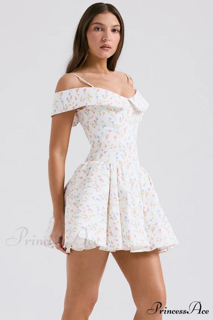 Elida Black Stylish Mini Dress