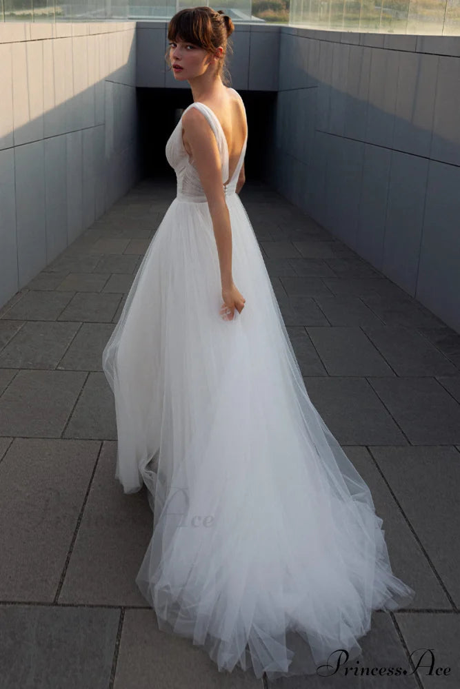 Elinor Tulle Graceful A-line Wedding Dress