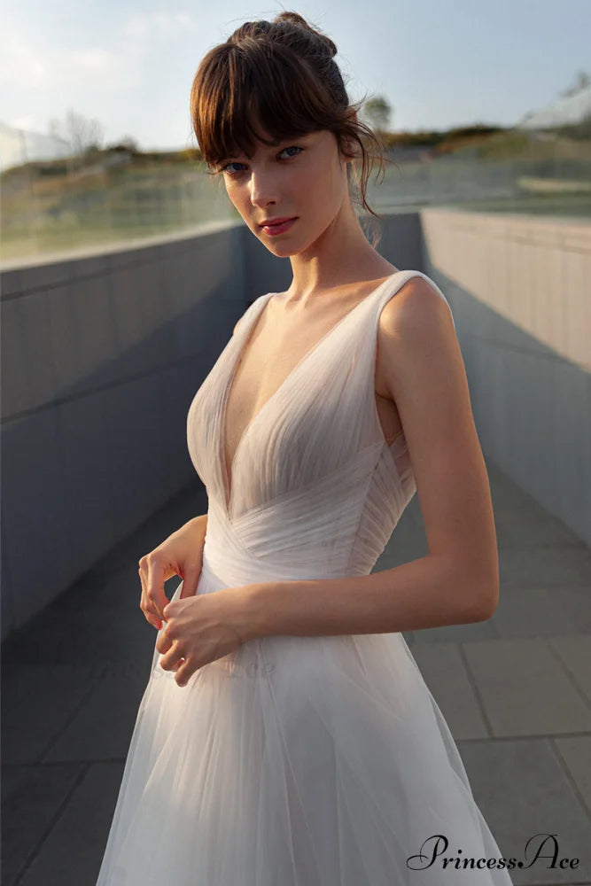 Elinor Tulle Graceful A-line Wedding Dress