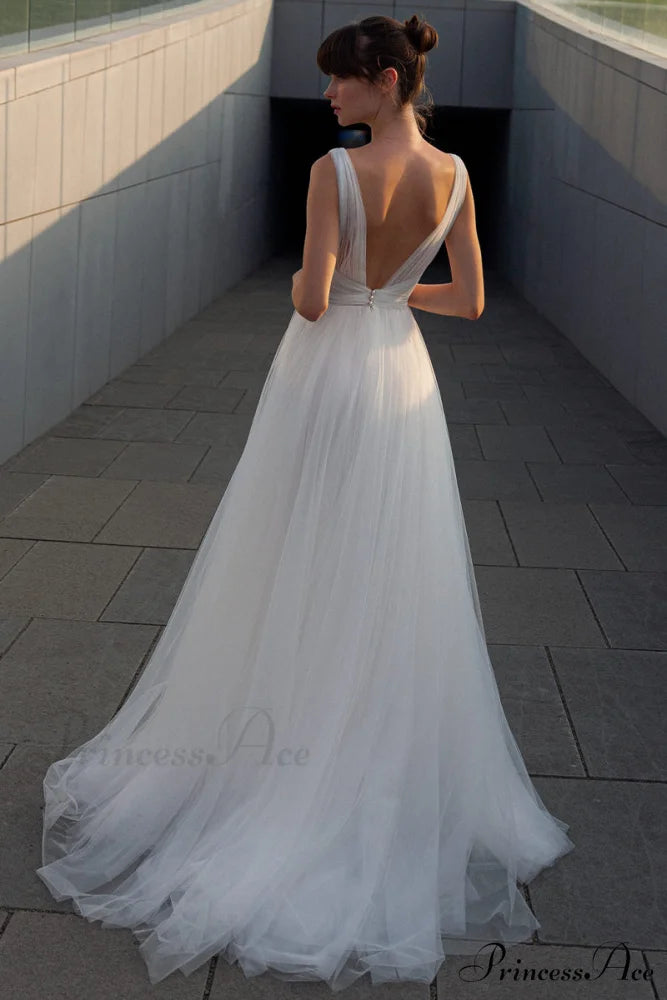 Elinor Tulle Graceful A-line Wedding Dress