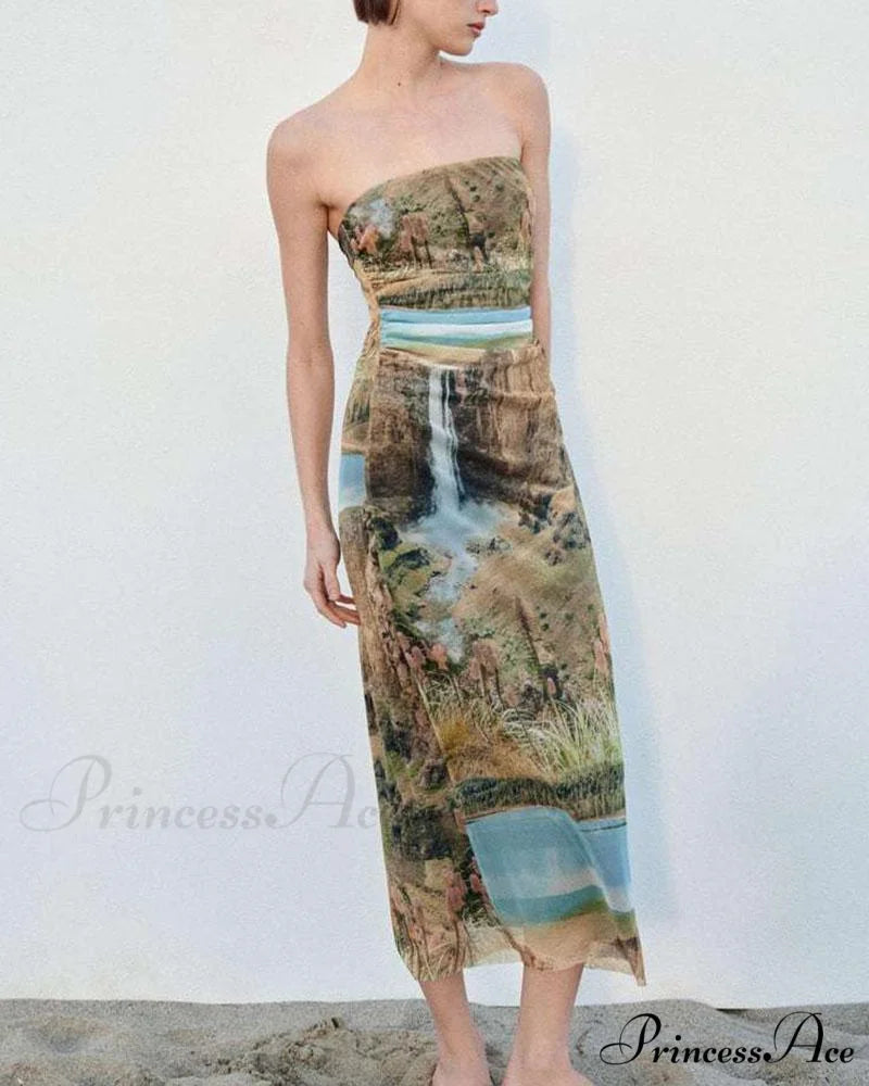 Elvira Falls Stylish Tube Dress