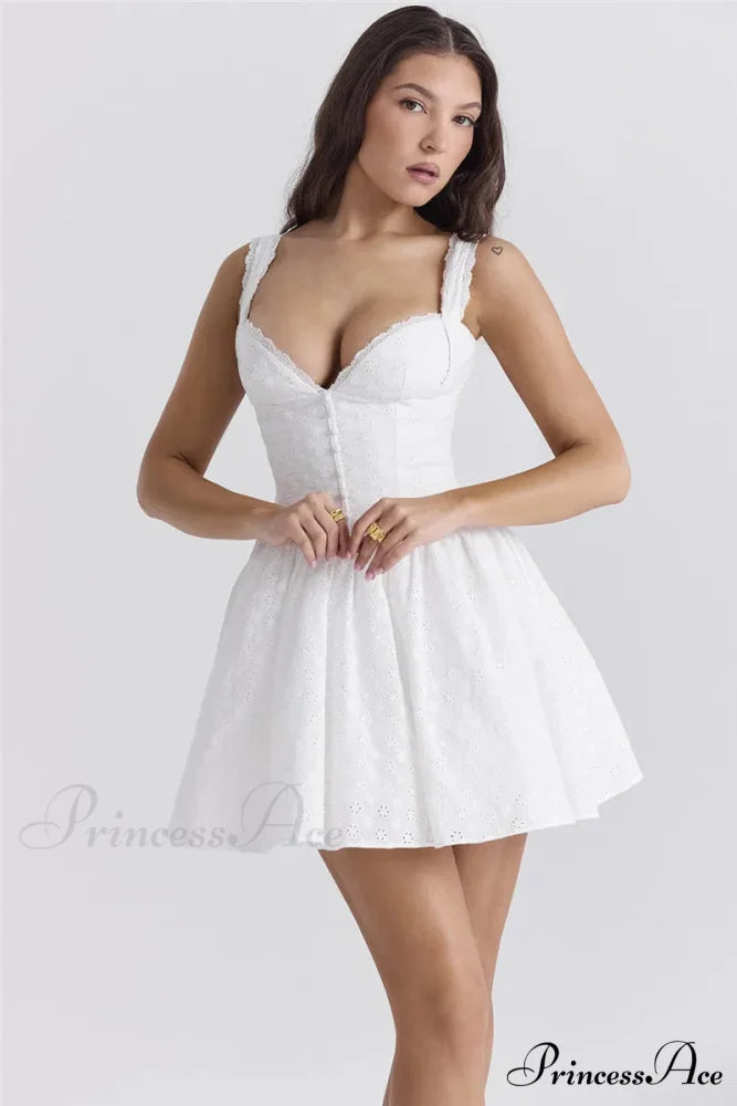 Elysia Lace Stylish Mini Dress