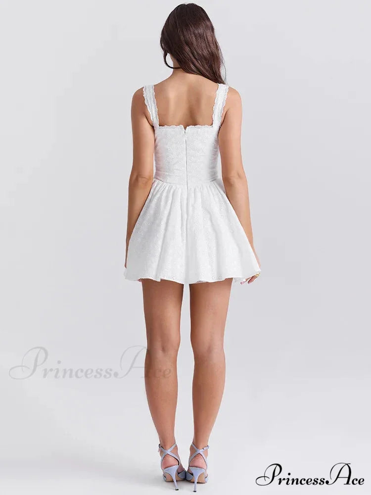 Elysia Lace Stylish Mini Dress