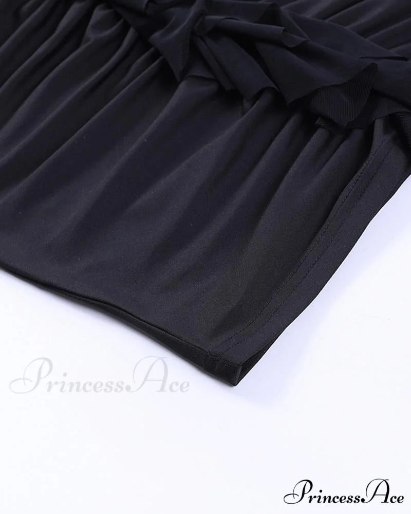 Elysium Witch Stylish Plunging Mini Dress