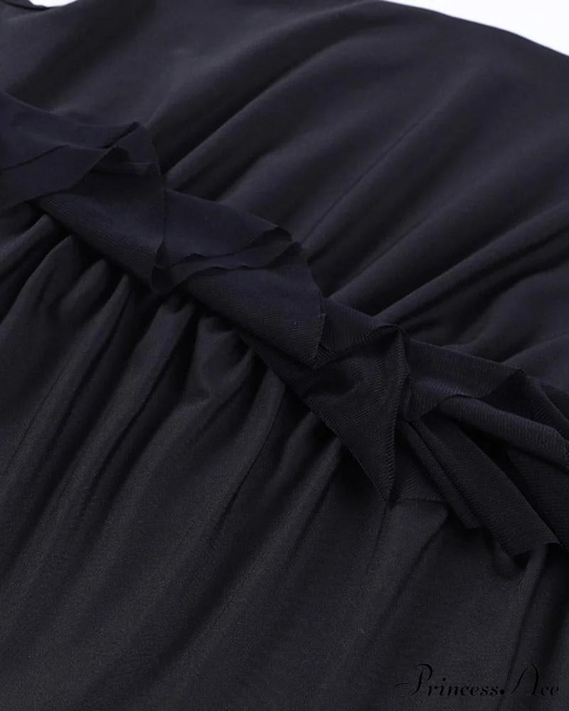 Elysium Witch Stylish Plunging Mini Dress