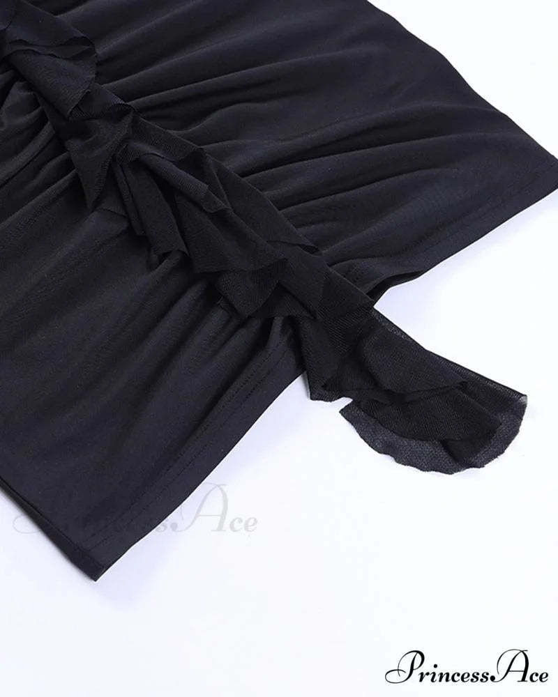 Elysium Witch Stylish Plunging Mini Dress