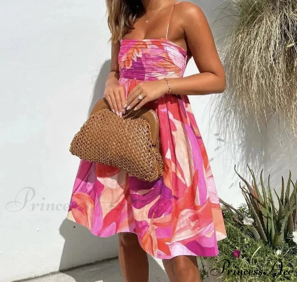 EMA Elegant MINI DRESS XS / Print