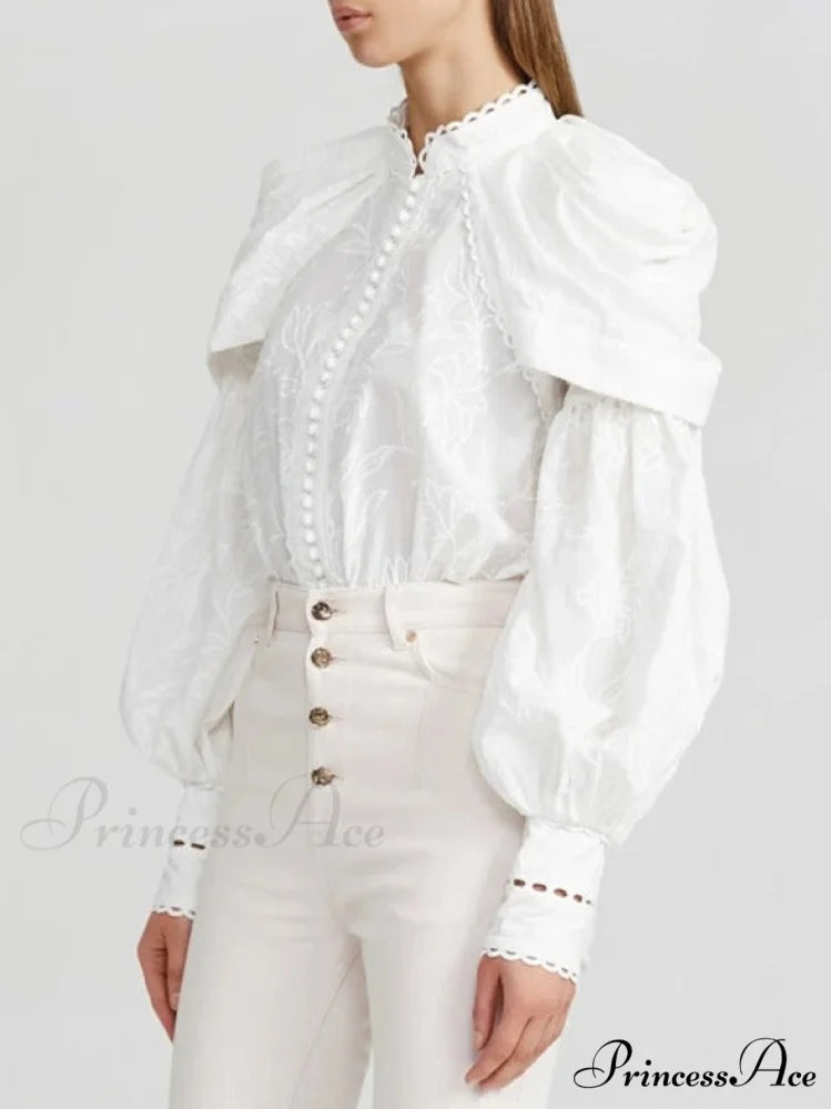 EMBROIDERED VIRGINIA BLOUSE