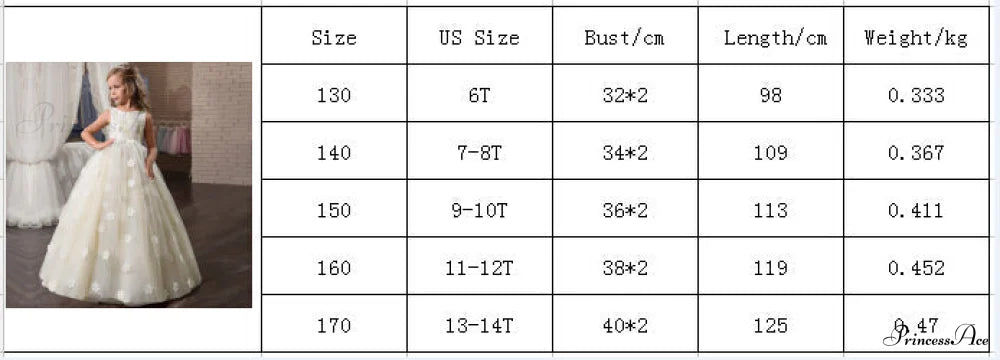 Embroidery Gown 6-14 Lace Wedding Flower Teen Party Girls Birthday Formal For Christmas Clothes Red Kids Dresses Gown