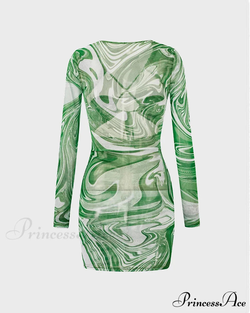 Emerald Envy Stylish Halter Dress