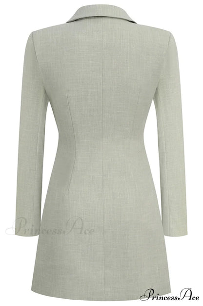 Emily Cut Stylish Out Blazer Dress