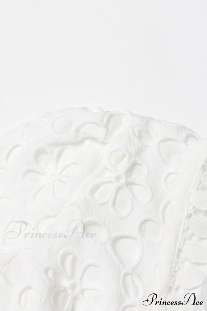 Emily in Paris Charming White Maxi Dress