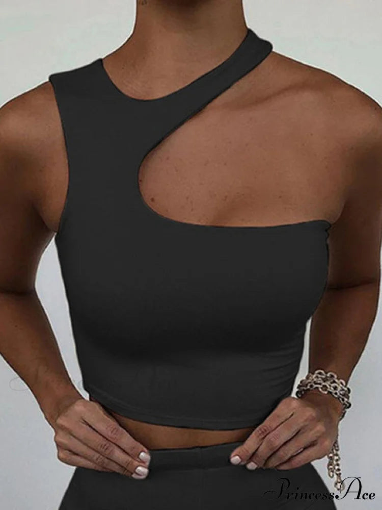 EMMARENTIA TOP - SUMMER black / S