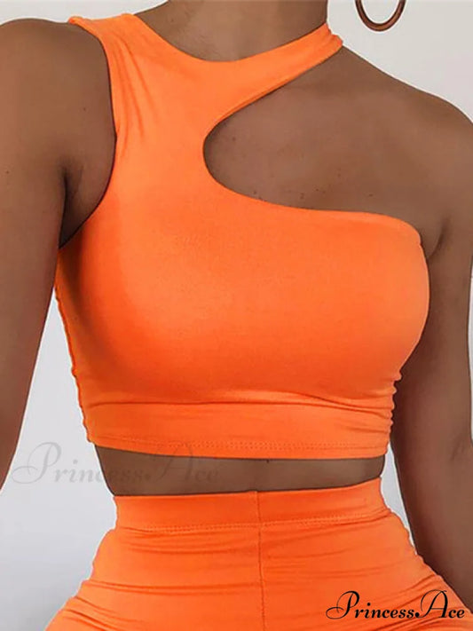 EMMARENTIA TOP - SUMMER orange / S