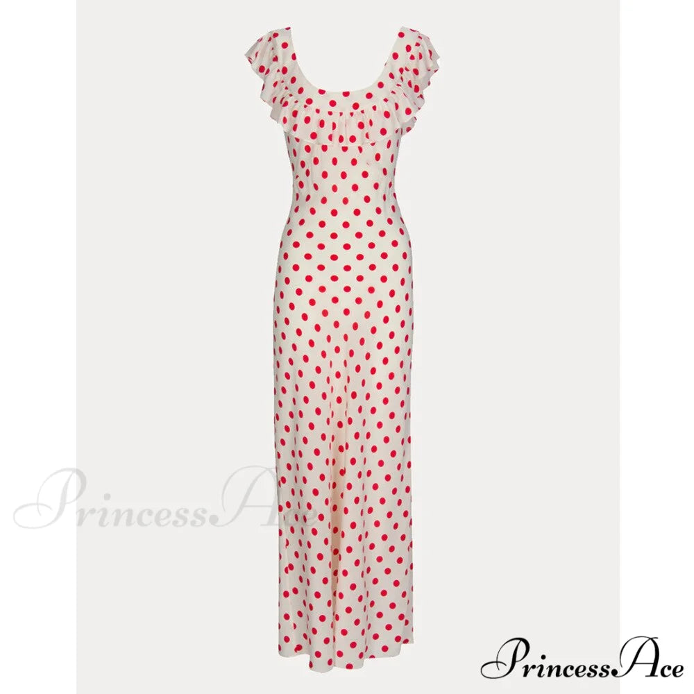 EMMY Elegant MAXI DRESS White / S