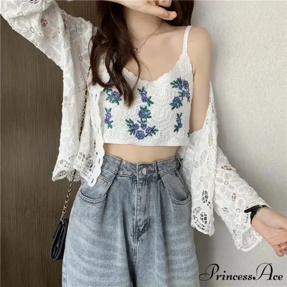 Empty Out Graceful Extended Sleeve Shrug Cardigan White / One Size cardiagn-250126