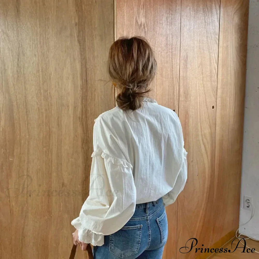 Empty Out Sophisticated Informal Blouse Women Blouses blouse-250126