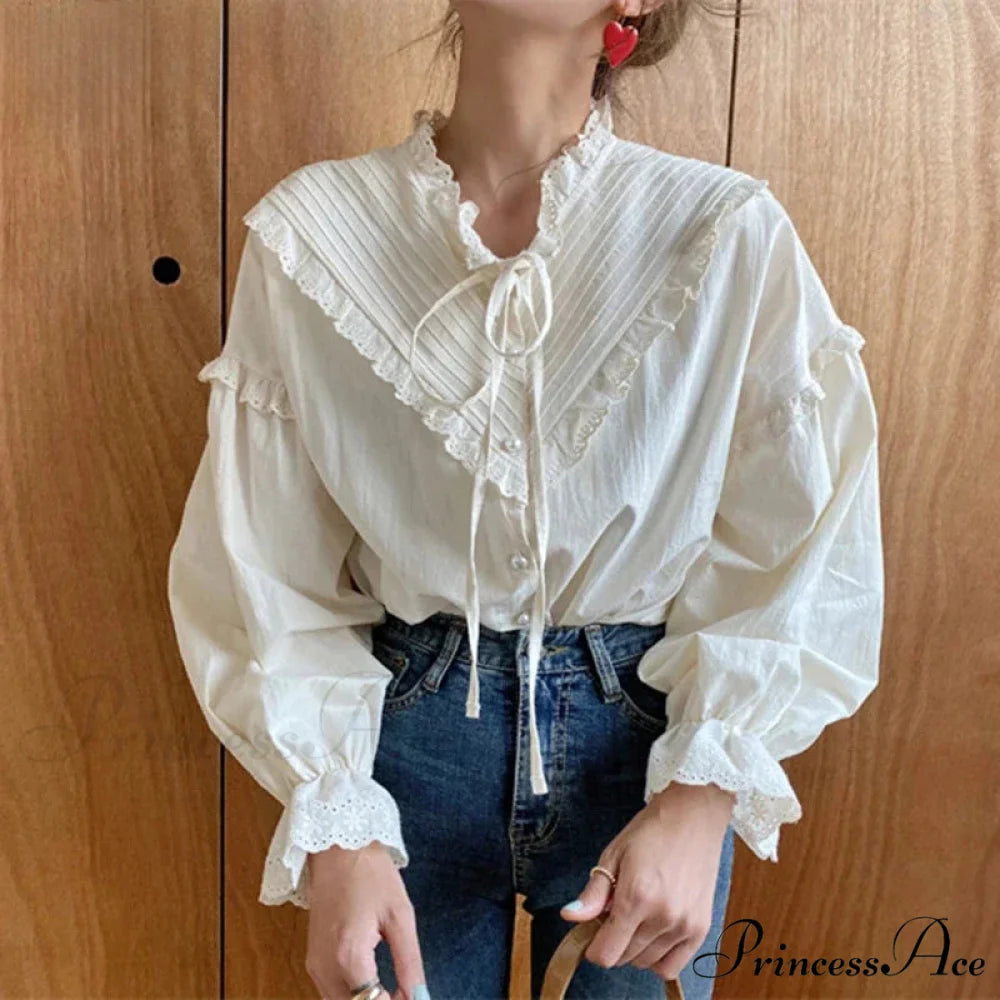 Empty Out Sophisticated Informal Blouse Women Blouses WHITE / S blouse-250126