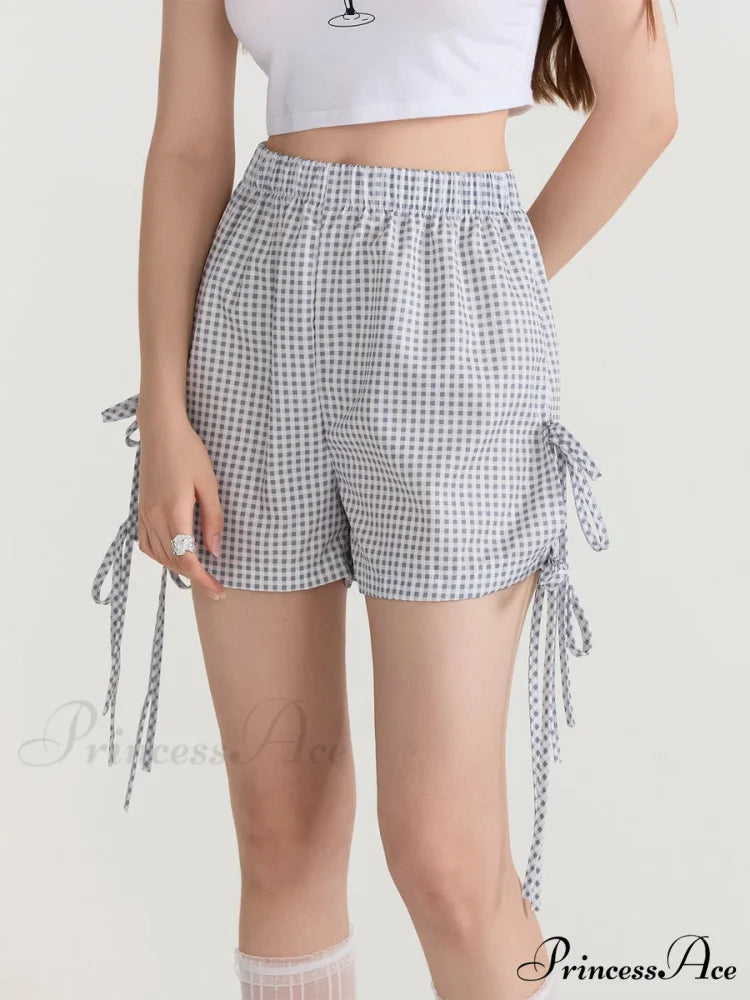 Enchanting Bowknot Relaxed Lounge Short short-250223