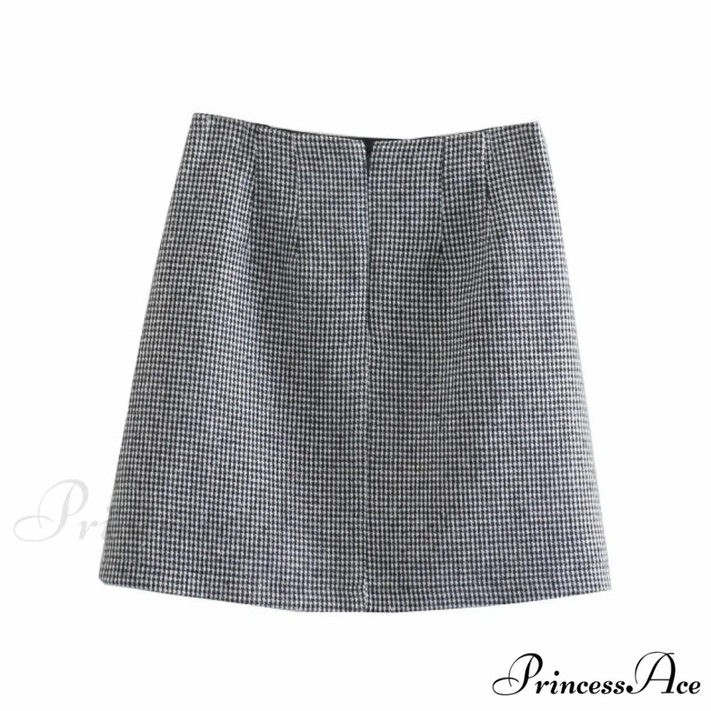 England Style Office Lady Vintage Blazer Skirt / L