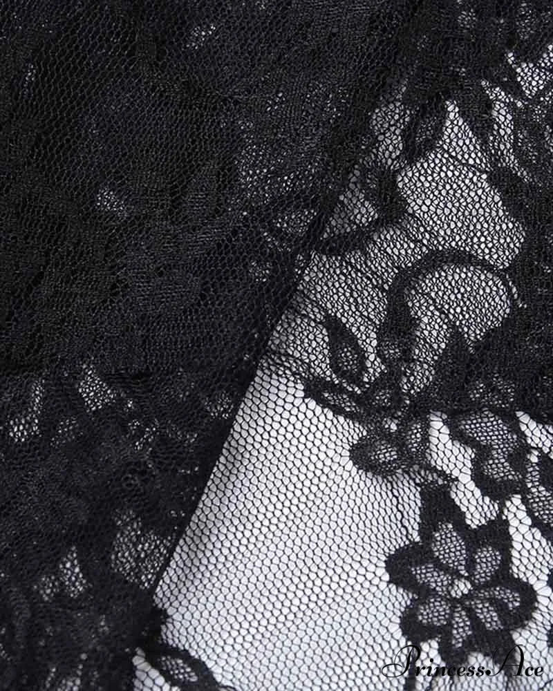 Erebus Mini Stylish Lace Dress