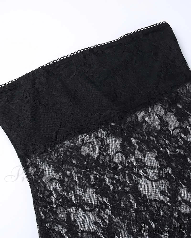 Erebus Mini Stylish Lace Dress