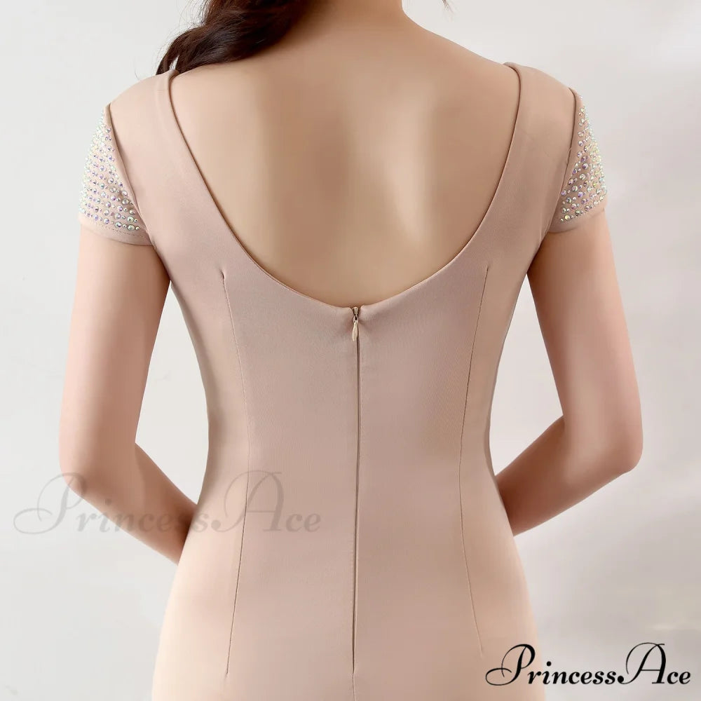 Eremi slim fit Charming long fishtail dress