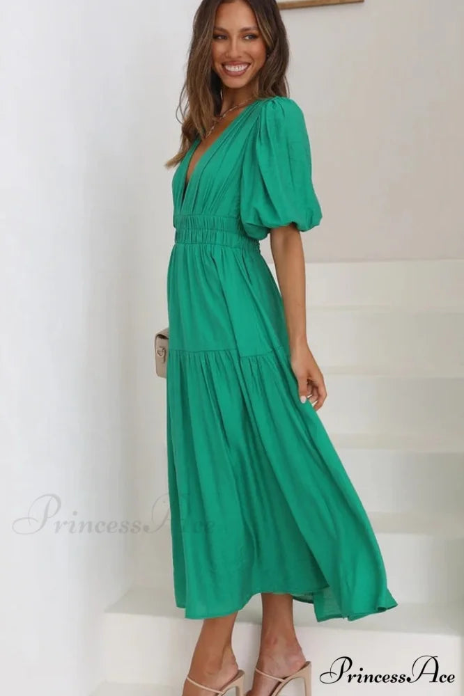 Erin Elegant Midi Dress