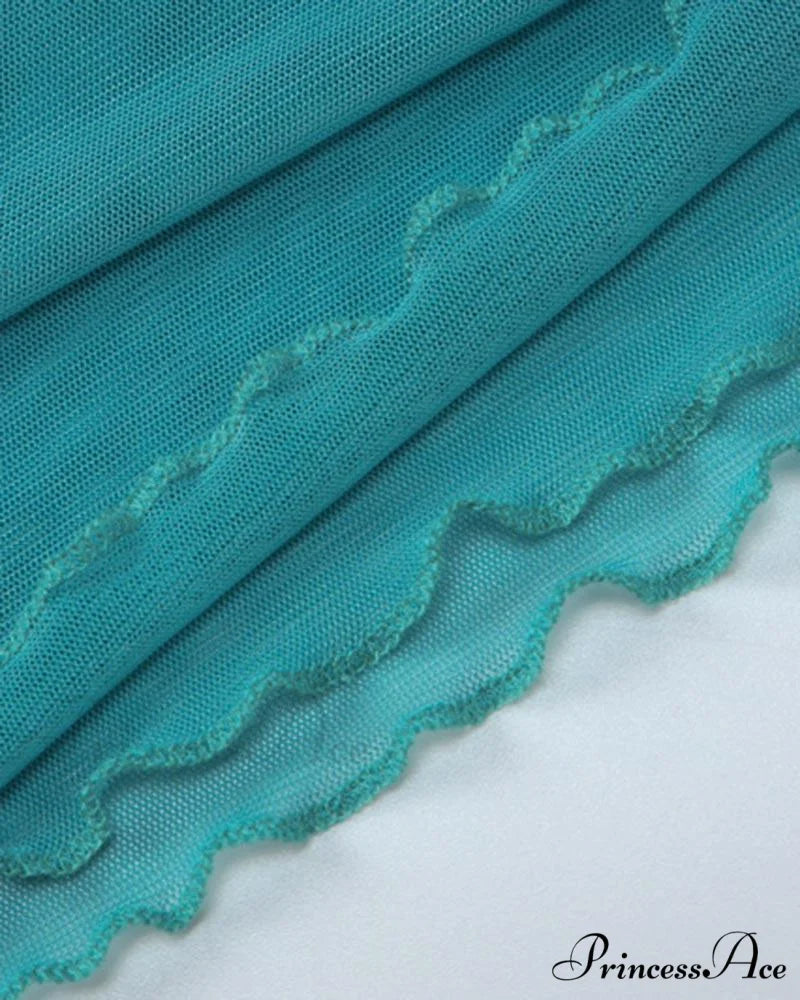 Esadora Flora Neckpiece Charming Maxi Tube Dress