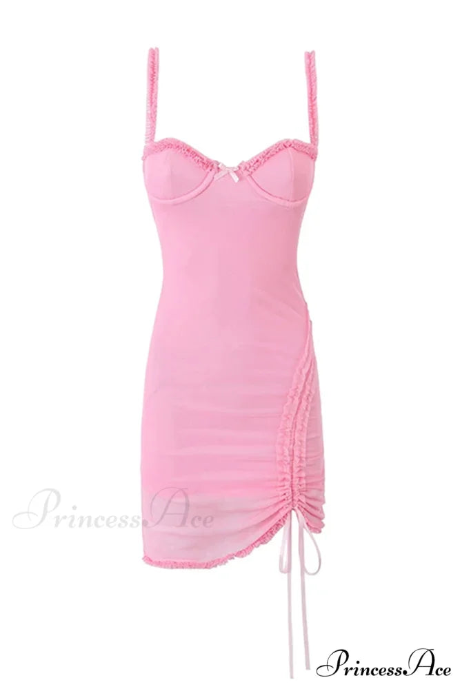 Estelle Mesh Graceful Mini Dress