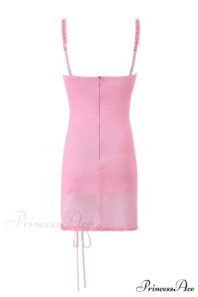 Estelle Mesh Graceful Mini Dress