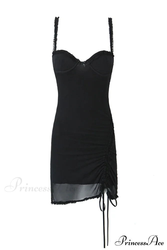 Estelle Mesh Graceful Mini Dress