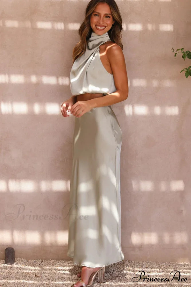 Esther Top + Charming Maxi Skirt Set