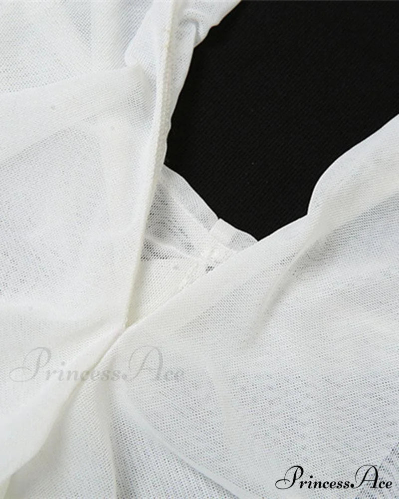 Ethereal Ruffle Stylish Tie Cover Up