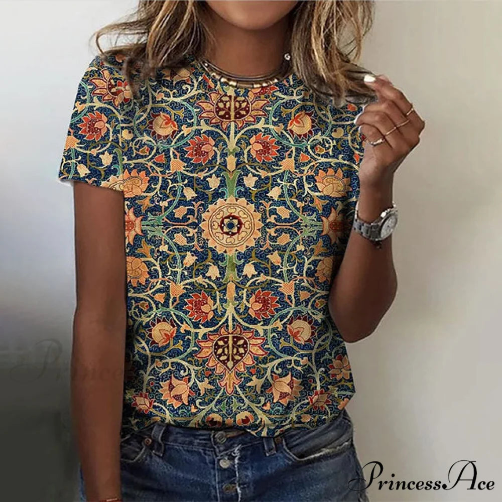 Ethnic Vintage Tee Multicolor / S