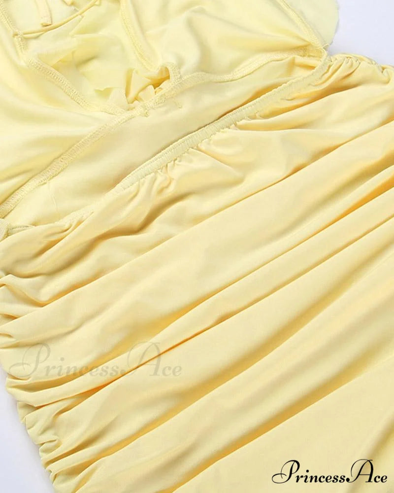 Eulimene Elegant Ruffle Dress