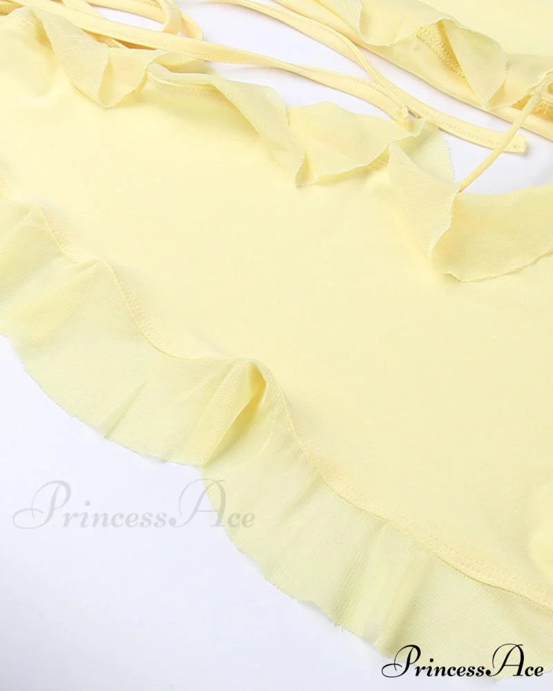 Eulimene Elegant Ruffle Dress