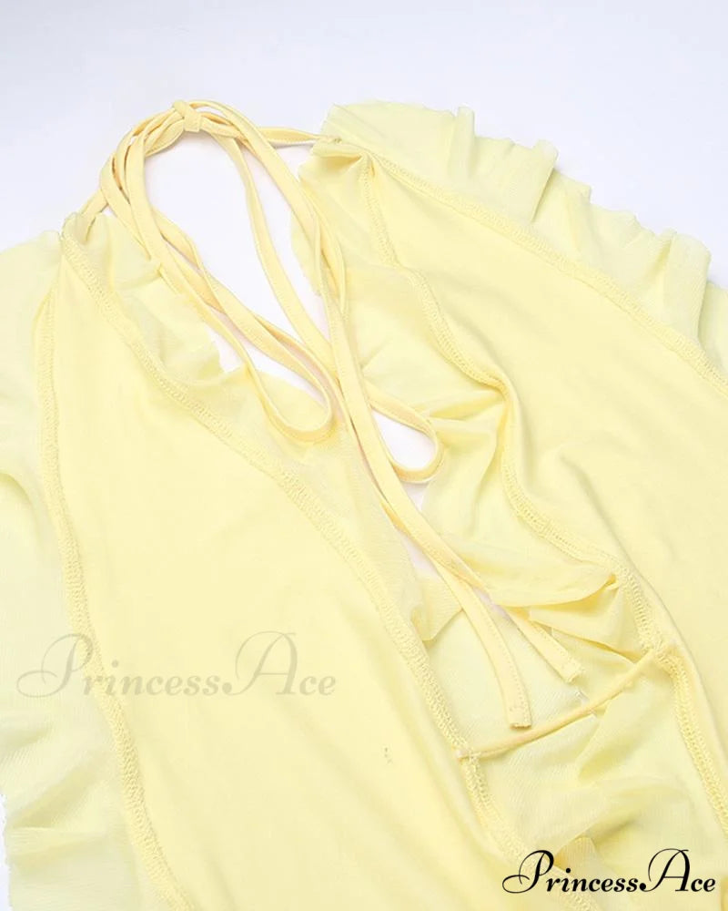 Eulimene Elegant Ruffle Dress