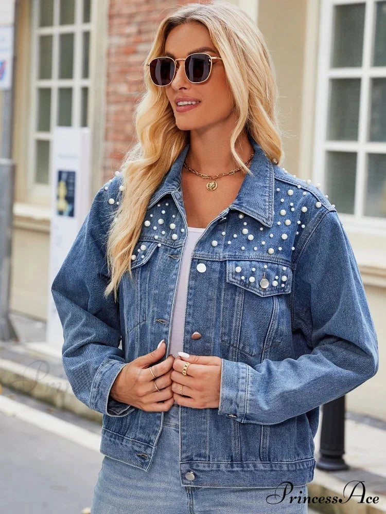 European American Slim-fit Retro Washed Short Denim Jacket