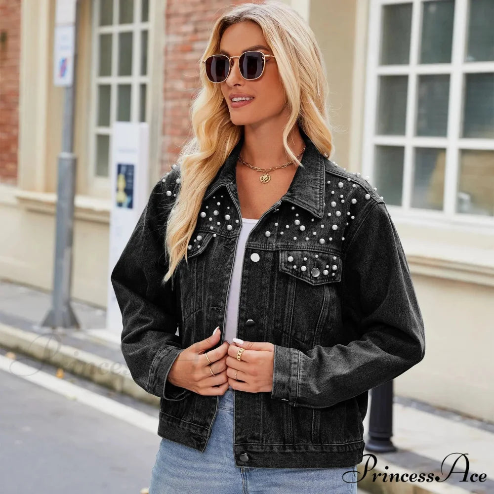 European American Slim-fit Retro Washed Short Denim Jacket