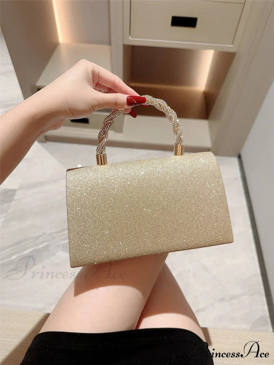 European American Sparkling Bow Link Purse clutchbag-250126