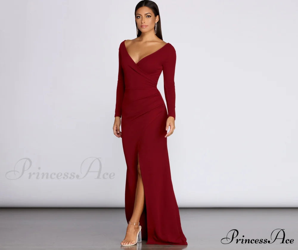 Eva Off The Charming Shoulder Mermaid Dress